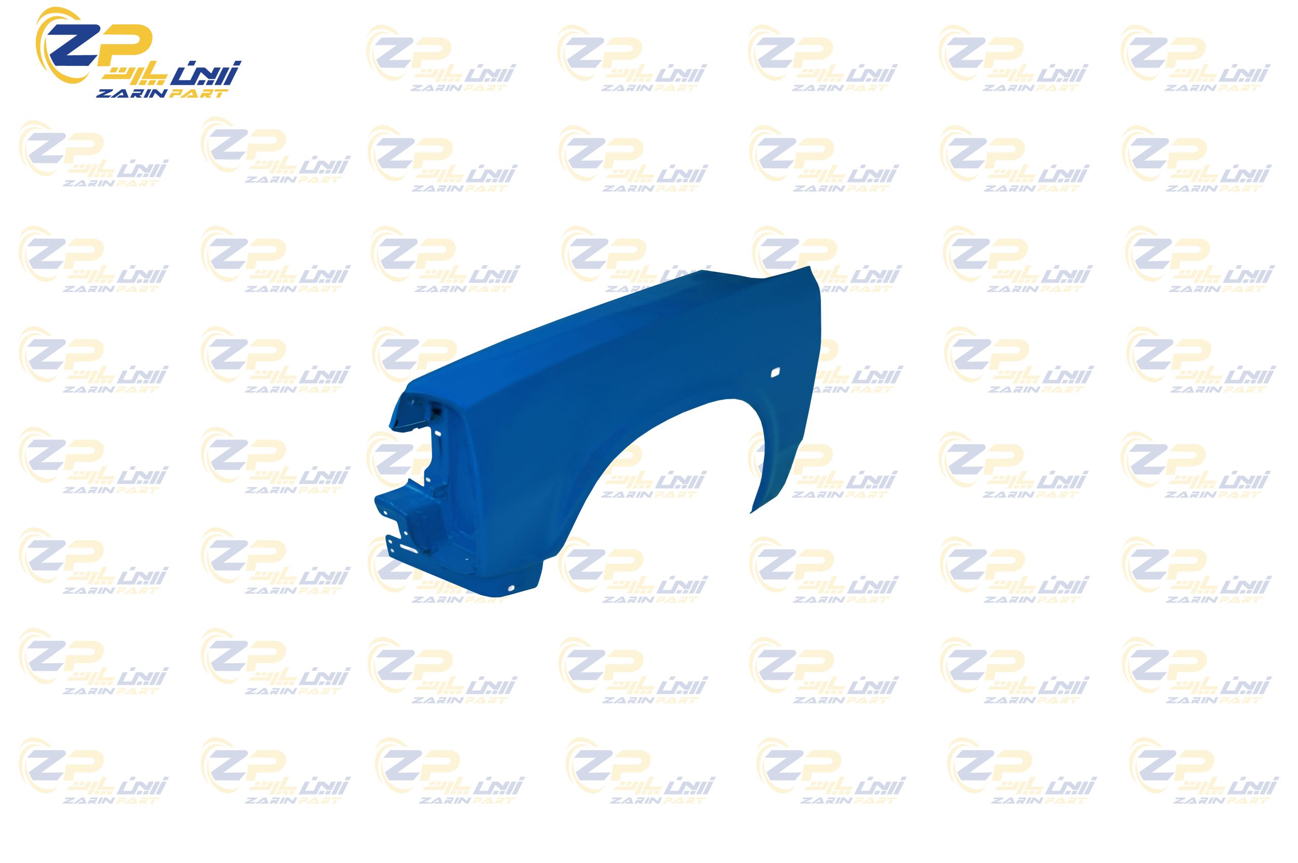 AAAAAAAAAAAAA گلگیر جلو آبی با سوراخ راهنما چپ - 400181 - Image 1